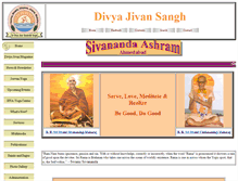 Tablet Screenshot of divyajivan.org